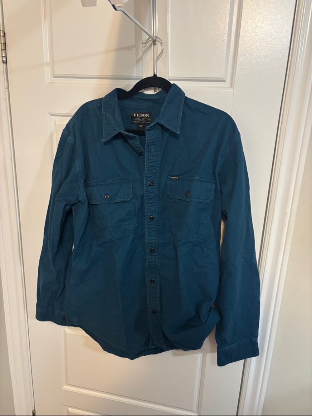 Filson Men's Teal Lightweight Shirt Jacket